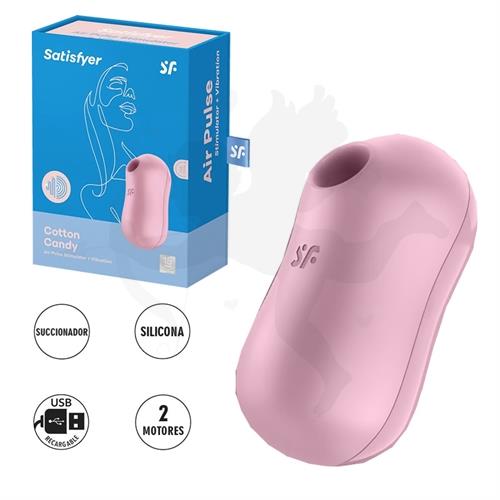 Cotton Candy Succionador de clitoris con carga USB