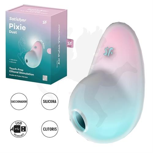 Pixie Dust Succionador con vibrador y carga USB